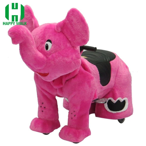 pink elephant baby toy