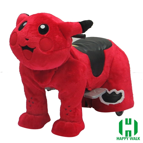 plush animal ride on toy