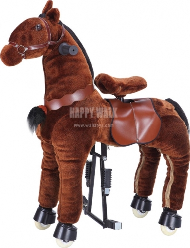horse plush ride on